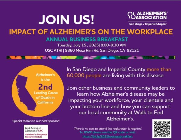 Alzheimer’s Association San Diego Annual Business Breakfast
